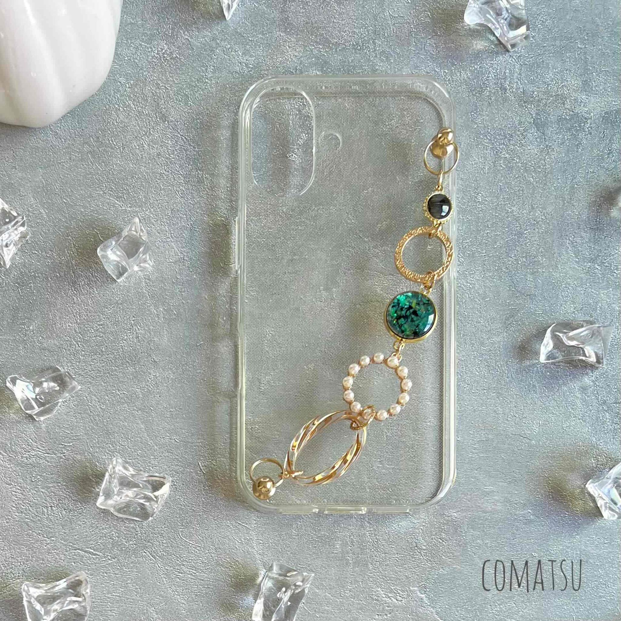 洗練ラグジュアリー ハンドホルダー付きスマホケース 落下防止ベルトストラップ付きスマホカバー | 3枚目